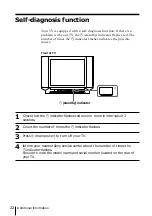 Preview for 22 page of Sony Trinitron KV-XF21M80 Operating Instructions Manual