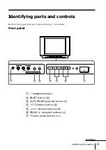 Preview for 23 page of Sony Trinitron KV-XF21M80 Operating Instructions Manual