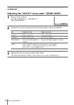 Preview for 24 page of Sony TRINITRON KV-XJ29M80 Operating Instructions Manual