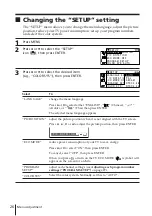 Preview for 26 page of Sony TRINITRON KV-XJ29M80 Operating Instructions Manual