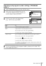 Preview for 27 page of Sony TRINITRON KV-XJ29M80 Operating Instructions Manual