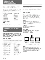 Preview for 20 page of Sony Trinitron PVM-14L5 Operating Instruction