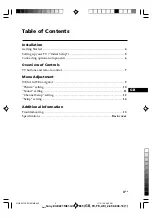 Preview for 3 page of Sony Trinitron WEGA KV-AW21 Operating Instructions Manual