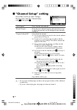 Preview for 12 page of Sony Trinitron WEGA KV-AW21 Operating Instructions Manual