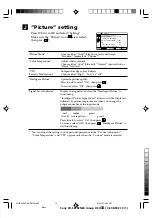 Preview for 13 page of Sony Trinitron WEGA KV-SZ252 Operating Instructions Manual