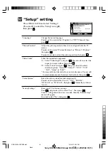 Preview for 18 page of Sony Trinitron WEGA KV-SZ252 Operating Instructions Manual