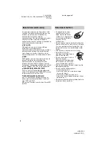 Preview for 6 page of Sony UBP-X700 Operating Instructions Manual