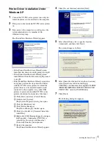 Preview for 5 page of Sony UP-TX1 Series Driver Manual