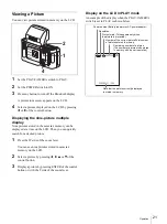 Preview for 21 page of Sony UPX-C200 Operating Instructions Manual