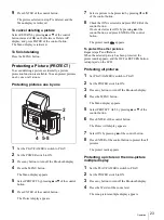 Preview for 23 page of Sony UPX-C200 Operating Instructions Manual