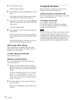 Preview for 24 page of Sony UPX-C200 Operating Instructions Manual