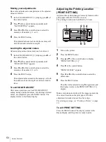 Preview for 50 page of Sony UPX-C200 Operating Instructions Manual