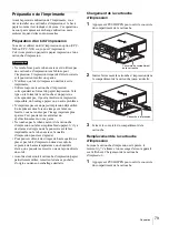 Preview for 79 page of Sony UPX-C200 Operating Instructions Manual