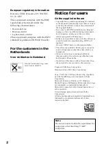 Preview for 2 page of Sony VAIO Music Clip MC-S50 Operating Instructions Manual