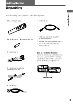 Preview for 5 page of Sony VAIO Music Clip MC-S50 Operating Instructions Manual