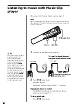 Preview for 10 page of Sony VAIO Music Clip MC-S50 Operating Instructions Manual