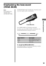 Preview for 13 page of Sony VAIO Music Clip MC-S50 Operating Instructions Manual