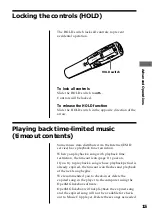 Preview for 15 page of Sony VAIO Music Clip MC-S50 Operating Instructions Manual