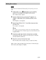 Preview for 17 page of Sony VAIO PCGA-UVC10 Operating Instructions Manual