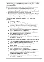 Preview for 21 page of Sony Vaio Series Operating Instructions Manual