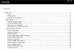 Preview for 2 page of Sony VAIO VGC-LN Series User Manual