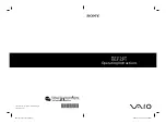 Preview for 1 page of Sony VAIO VGF-CP1U Operating Instructions Manual