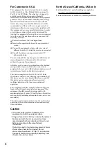 Preview for 4 page of Sony VAIO VGF-CP1U Operating Instructions Manual