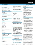 Preview for 2 page of Sony VAIO VGN-CR309E/L Specifications