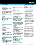 Preview for 2 page of Sony VAIO VGN-CR540E/J Specifications