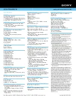 Preview for 2 page of Sony VAIO VGN-FW145E/W Specifications