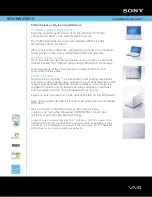 Preview for 1 page of Sony VAIO VGN-NW225F Specifications