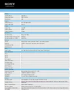 Preview for 2 page of Sony VAIO VPCCB2SFX/D Specifications