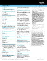 Preview for 2 page of Sony VAIO VPCEB3CFX/WI Specifications