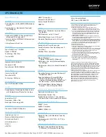 Preview for 2 page of Sony VAIO VPCEB4HGX/BJ Specifications