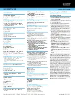 Preview for 2 page of Sony VAIO VPCEE37FX/WI Specification Sheet