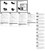 Preview for 2 page of Sony VCT-HM1 Operating Instructions