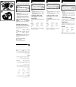 Preview for 2 page of Sony VF-R25NK Operating Instructions