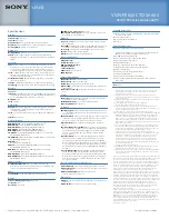 Preview for 2 page of Sony VGN-FE690 Specifications