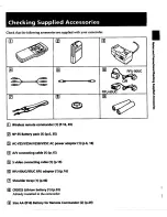 Preview for 5 page of Sony video Hi8 Handycam CCD-TR400 Operation Manual