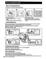 Preview for 22 page of Sony video Hi8 Handycam CCD-TR400 Operation Manual