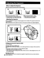 Preview for 24 page of Sony video Hi8 Handycam CCD-TR400 Operation Manual