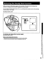 Preview for 25 page of Sony video Hi8 Handycam CCD-TR400 Operation Manual