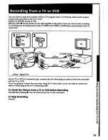 Preview for 31 page of Sony video Hi8 Handycam CCD-TR400 Operation Manual