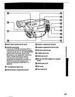 Preview for 47 page of Sony video Hi8 Handycam CCD-TR400 Operation Manual