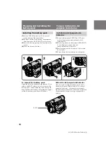 Preview for 10 page of Sony video Hi8 Handycam CCD-TR555 Operating Instructions Manual