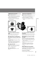 Preview for 47 page of Sony video Hi8 Handycam CCD-TR555 Operating Instructions Manual