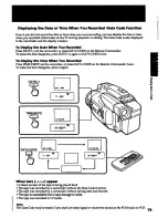 Preview for 19 page of Sony video Hi8 Handycam CCD-TR700 Operation Manual