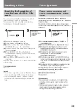 Preview for 23 page of Sony Video Walkman GV-D900E Operating Instructions Manual