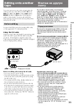 Preview for 31 page of Sony Video Walkman GV-D900E Operating Instructions Manual