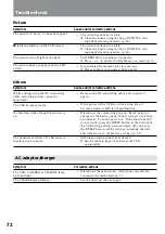 Preview for 72 page of Sony Video Walkman GV-D900E Operating Instructions Manual